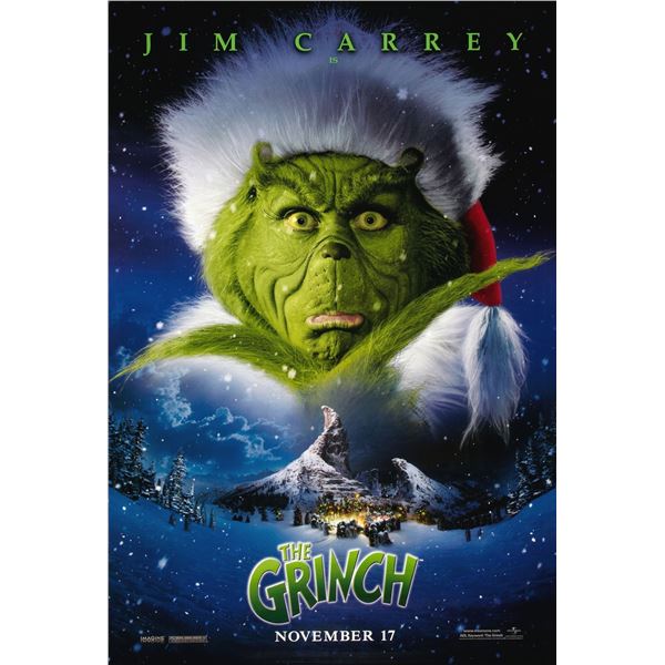 How the Grinch Stole Christmas – Original Advance One-Sheet Poster – H2-303