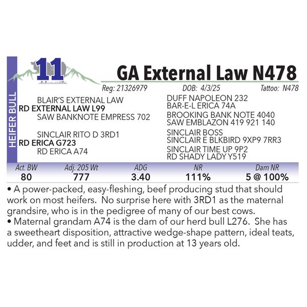 GA External Law N478