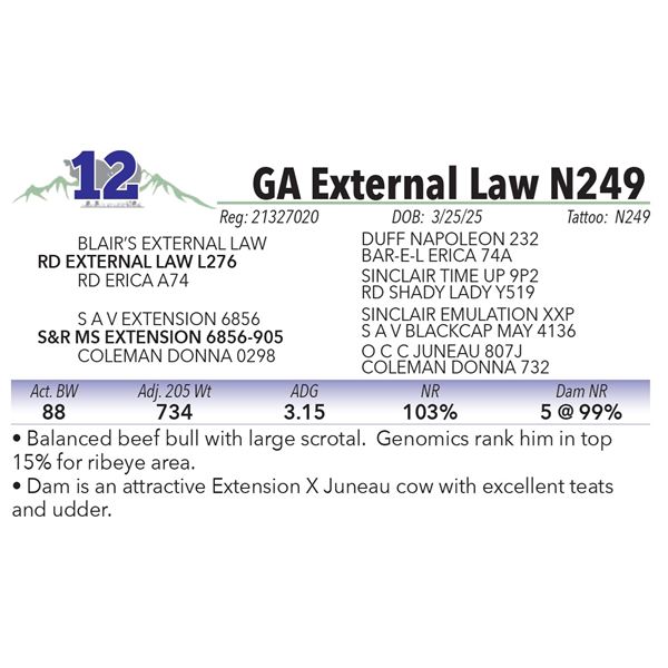 GA External Law N249