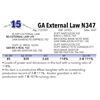 Image 1 : GA External Law N347
