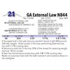 Image 1 : GA External Law N844