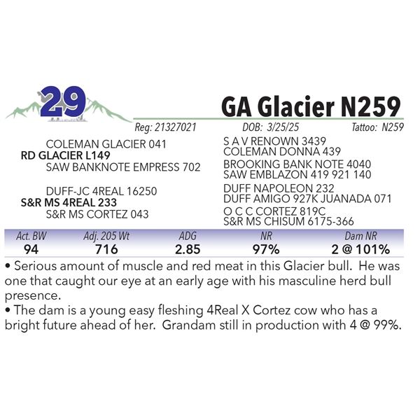 GA Glacier N259