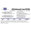 Image 1 : GA External Law N758