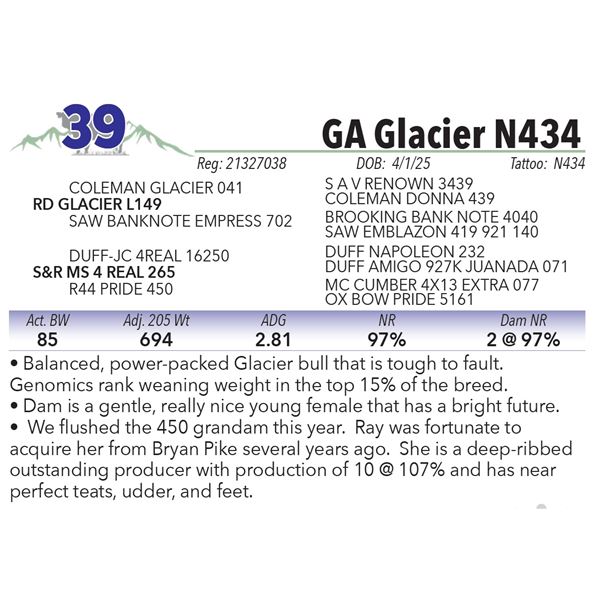 GA Glacier N434