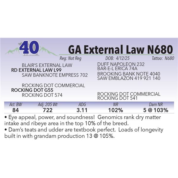 GA External Law N680