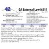 Image 1 : GA External Law N511