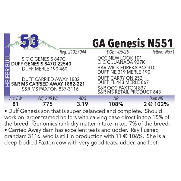 GA Genesis N551
