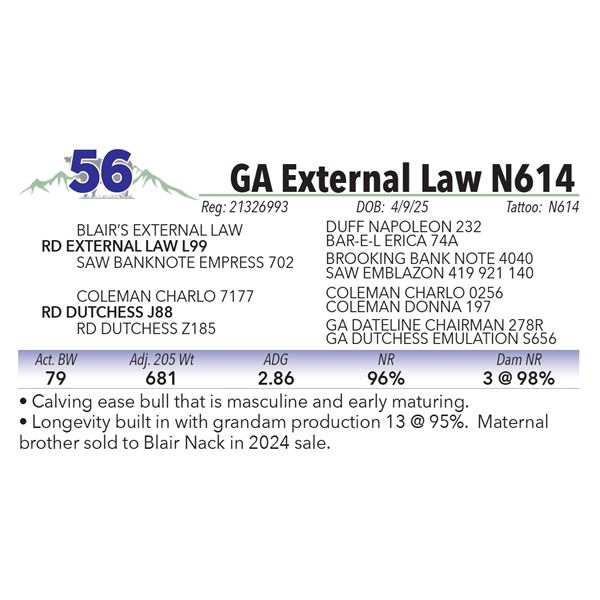 GA External Law N614