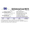 Image 1 : GA External Law N614