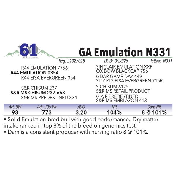 GA Emulation N331