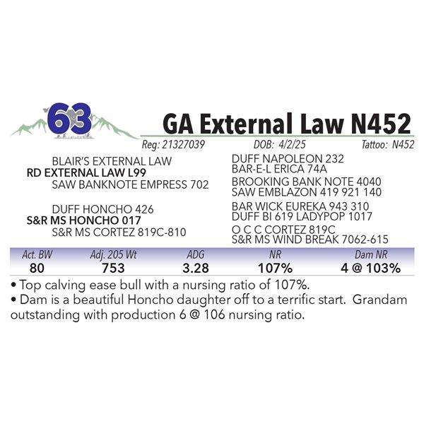 GA External Law N452