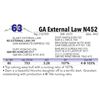 Image 1 : GA External Law N452