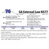 Image 1 : GA External Law N577