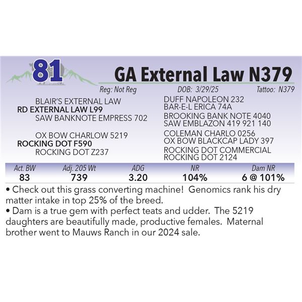 GA External Law N379