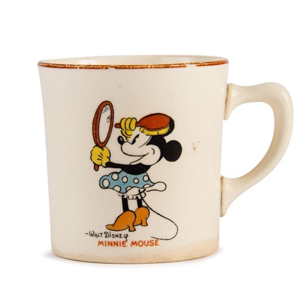 A 1930s Minnie Mouse and Horace Horsecollar Mug.