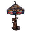 Image 2 : A Snow White Limited Edition Stained Glass Lamp.
