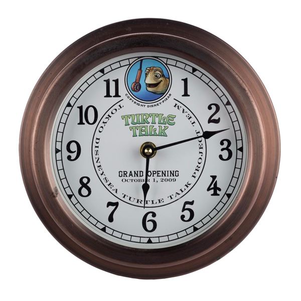 A Turtle Talk Project Team Wall Clock.