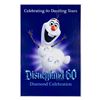 Image 1 : Large Disneyland Diamond Anniversary Olaf Decals.