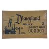 Image 1 : A Disneyland "50 Years" First Ticket Plate.