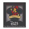 Image 3 : A D23 First Anniversary Mickey Mouse Jumbo Pin.