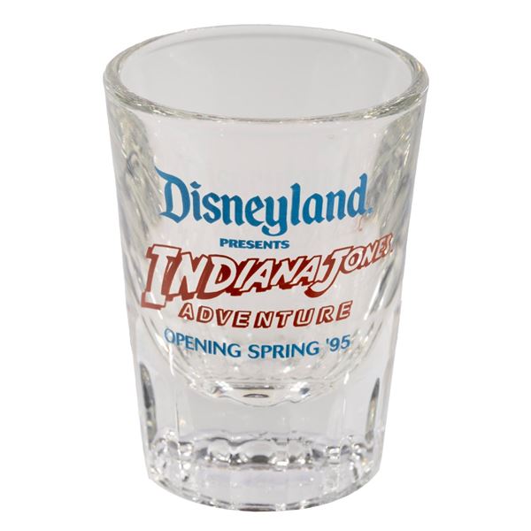 A Pre-Opening Indiana Jones Shot Glass.