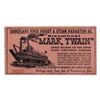 Image 1 : A 1956 Disneyland Mark Twain Admission Ticket.