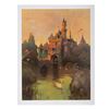 Image 1 : A "Sleeping Beauty's Castle at Twilight" Print.