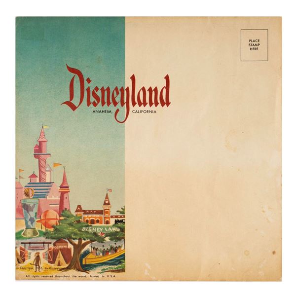 An Early Disneyland Record Mailer.