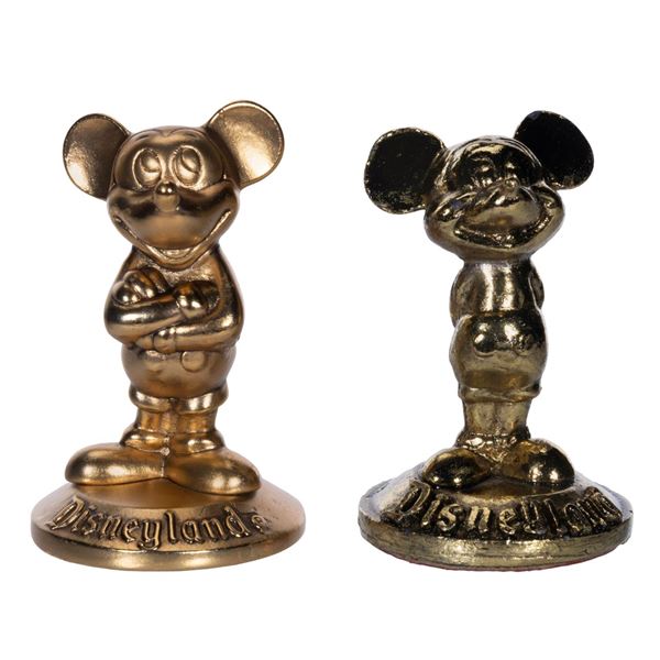 A Pair of 1970s Mickey Mouse Disneyland Figures.