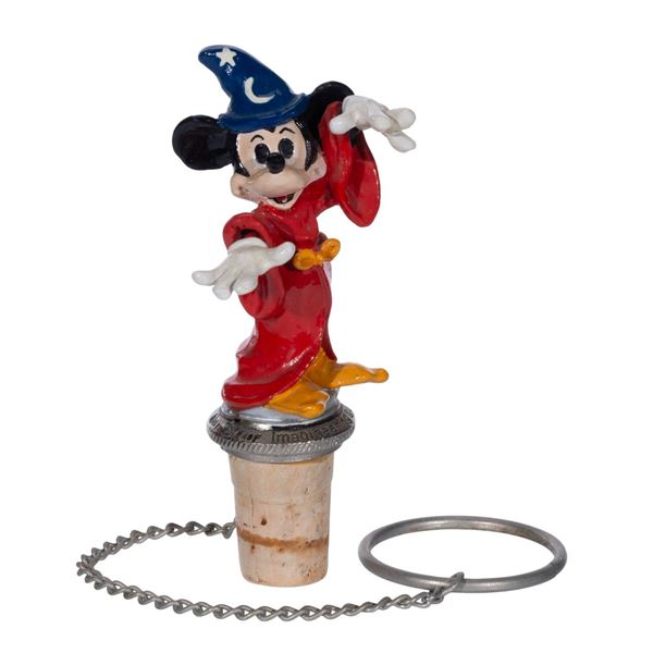 An Imagineering Sorcerer's Apprentice Wine Stopper.