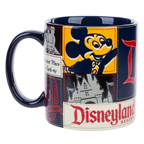 A Disneyland Resort Souvenir Mug.
