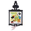 Image 1 : A Mickey and Minnie Mouse Square Tile Trivet.