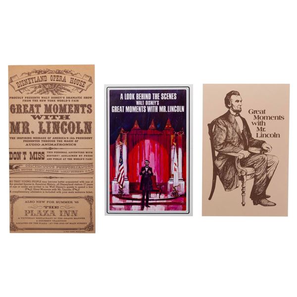 A Set of Great Moments with Mr. Lincoln Souvenirs.