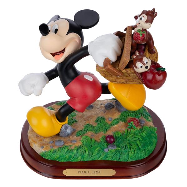 A Disneyana  Picnic Time  Mickey Mouse Figure.