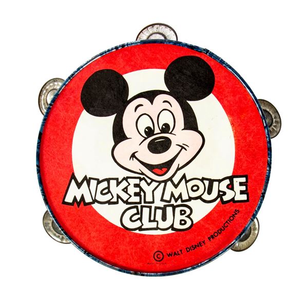 A Mickey Mouse Club Toy Tambourine.