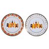 Image 1 : A Pair of 1960s Disneyland Lace-Edged Plates.