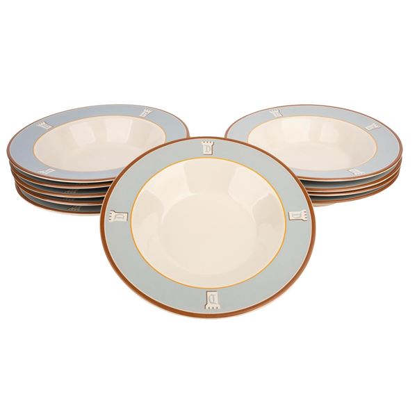 A Set of  Disneyland Marquee Bowls.