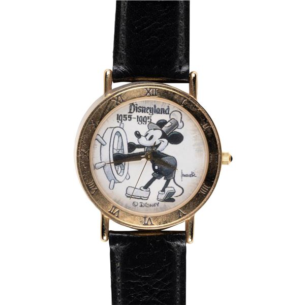 A Disneyland Steamboat Willie Wristwatch.