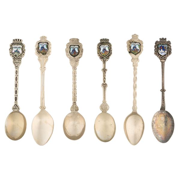 An Early Disneyland Spoon Collection.