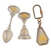 Image 1 : A Disney Treasures Collection Spoon, Bell, and Keyring.