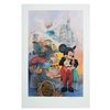 Image 1 : A Charles Boyer Signed Tokyo Disneyland 5 Years Print.