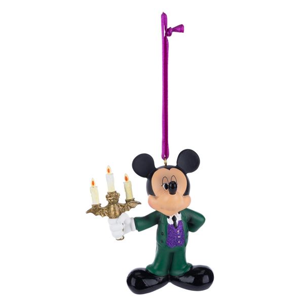 A Mickey Mouse Haunted Mansion Ornament.