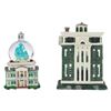 Image 1 : A Haunted Mansion Figural Box & Mini Snow Globe.