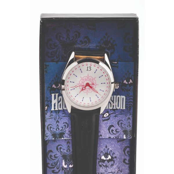 A Haunted Mansion Grandfather Clock Wristwatch.