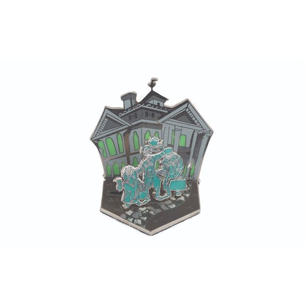 A Walt Disney Imagineering Haunted Mansion Diorama Pin.