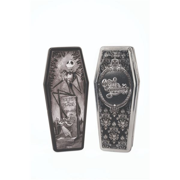 A Pair of Haunted Mansion and Jack Skellington Tins.