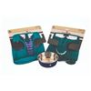 Image 1 : A Pair of Haunted Mansion Dog Harnesses and Pet Bowl.