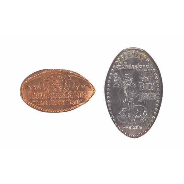 A Pair of Haunted Mansion Pressed Coins.