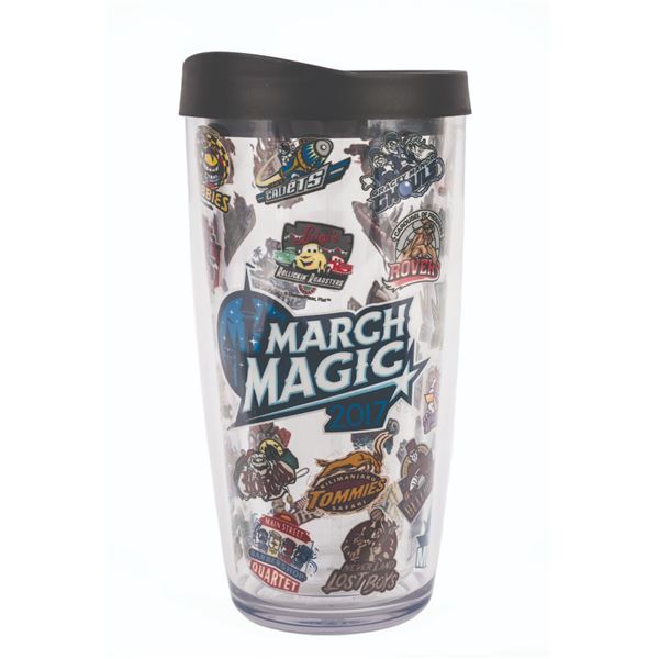 A Disney Parks March Magic Traveling Tumbler.