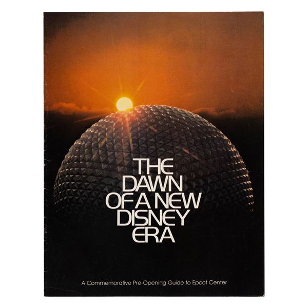 "The Dawn of a New Disney Era" Pre-Opening Epcot Guide.